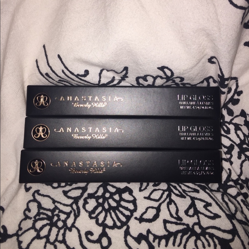 Lot of 3 ABH lip glosses NIB