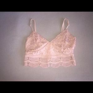 Blush crop top