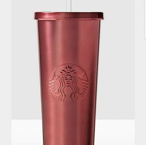 Starbucks Stainless Steel Pink Chrome Cup
