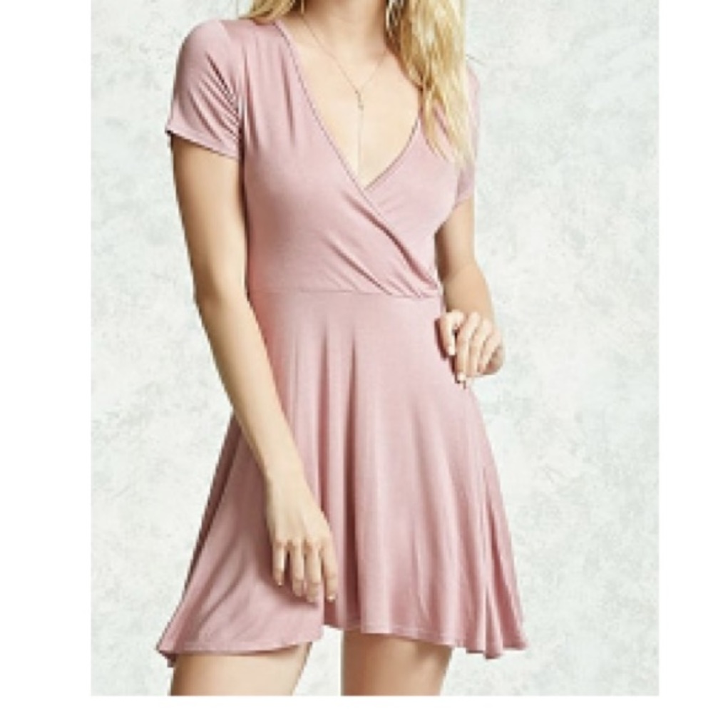 Mauve Wrap Dress