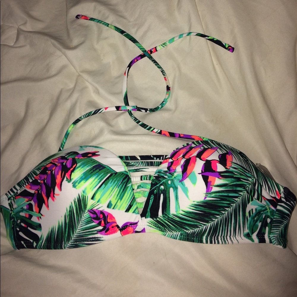 Pushup Palm Tree Bikini Top