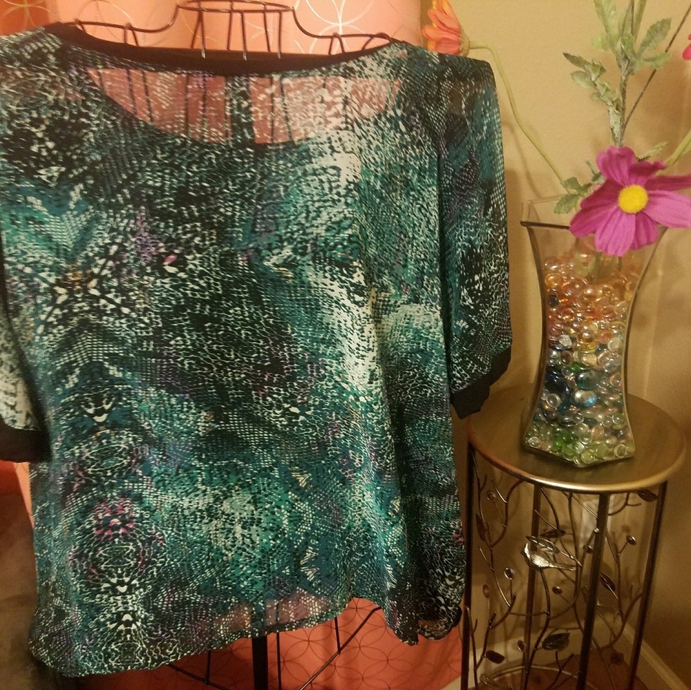 ANA WOMAN sheer shirt