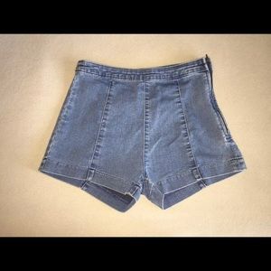 High waisted shorts