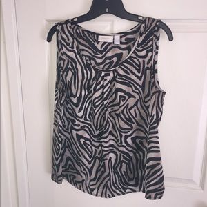 Chicos Animal Print Tank