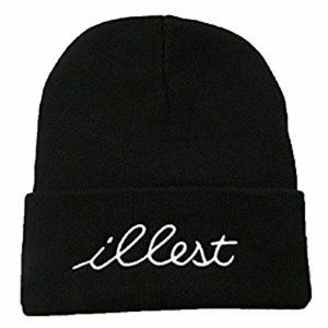 Unisex Black "Illest" Beanie