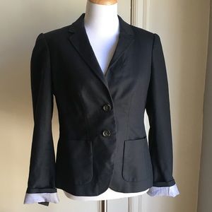 Banana Republic Petit Black Blazer