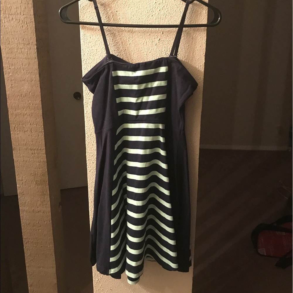 CLEARANCE‼️Express mint and navy blue dress