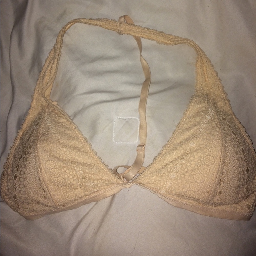 Pastel Pink Lace Bralette