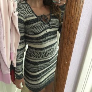 Cute warm sweater dress. Worn maybe once