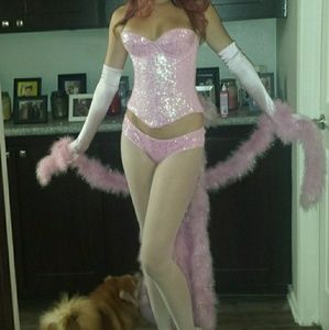 Halloween Showgirl costume