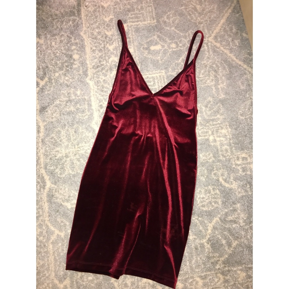Velour Mini Dress