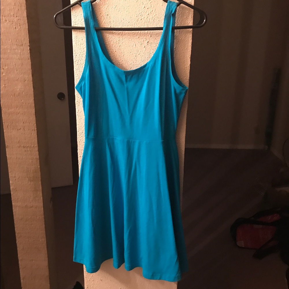 CLEARANCE‼️Express gorgeous turquoise mini dress