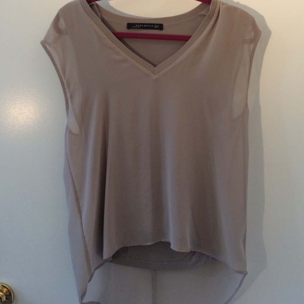 Zara chiffon blouse