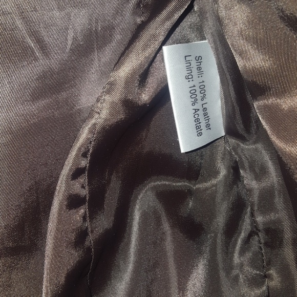 John Carlisle Barely worn 100% leather jacket - Picture 2 of 6