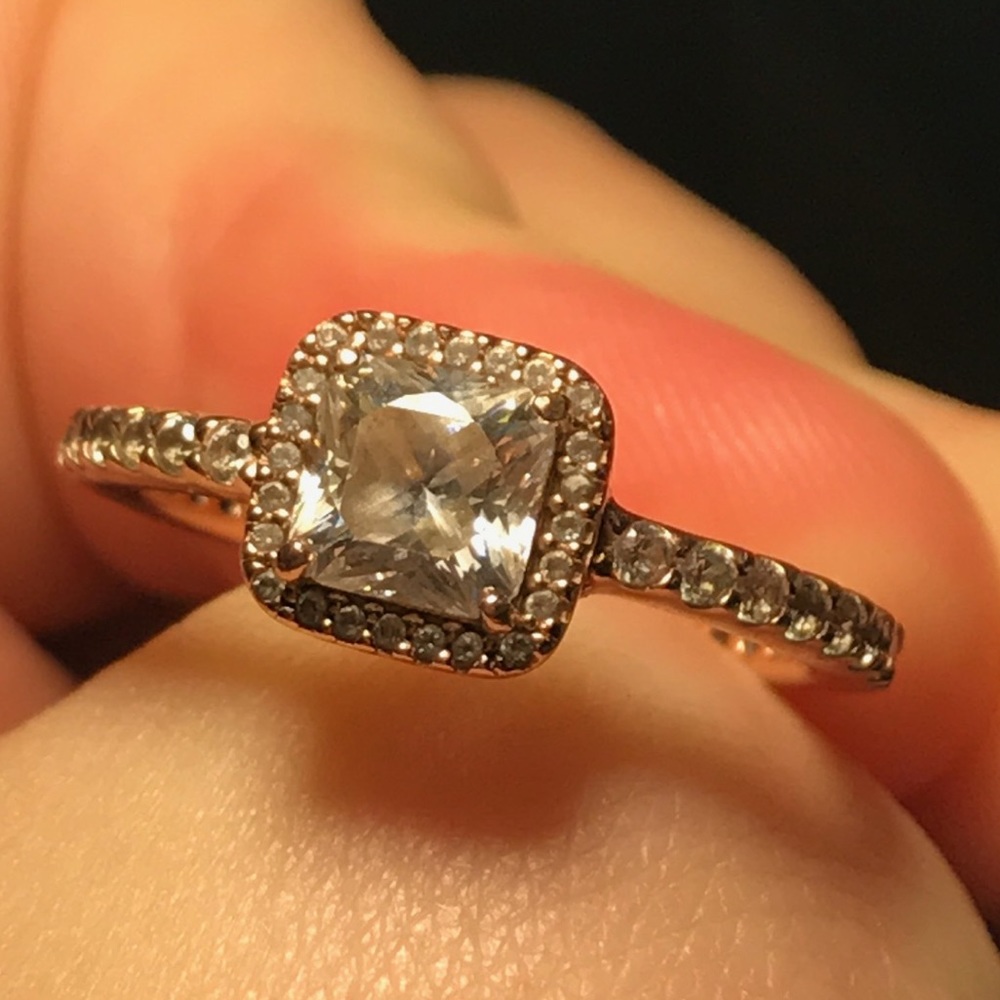 Timeless Elegance Rosegold ring PANDORA