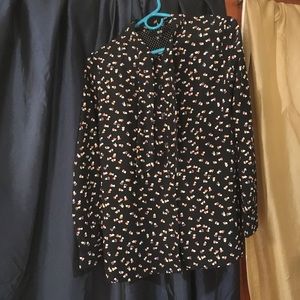 Uniqlo Tie Neck Blouse (AKA Pussy Bow Shirt)