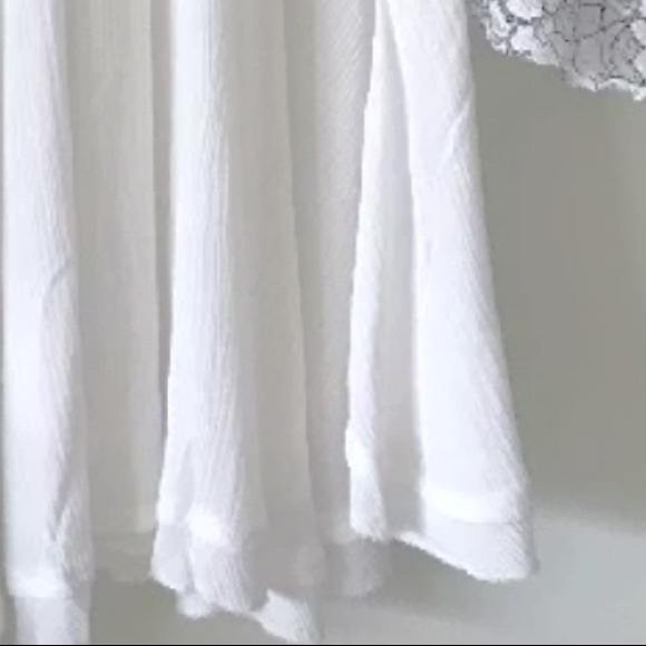 Secret Origins Lace Pieced Tunic DRESS Ivory NEW - Picture 7 of 7