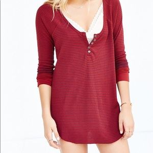 UO Truly Madly Deeply Miles Thermal Henley