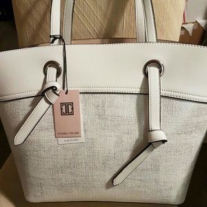 Ivanka Trump bag/purse white/silver. Clearance sal