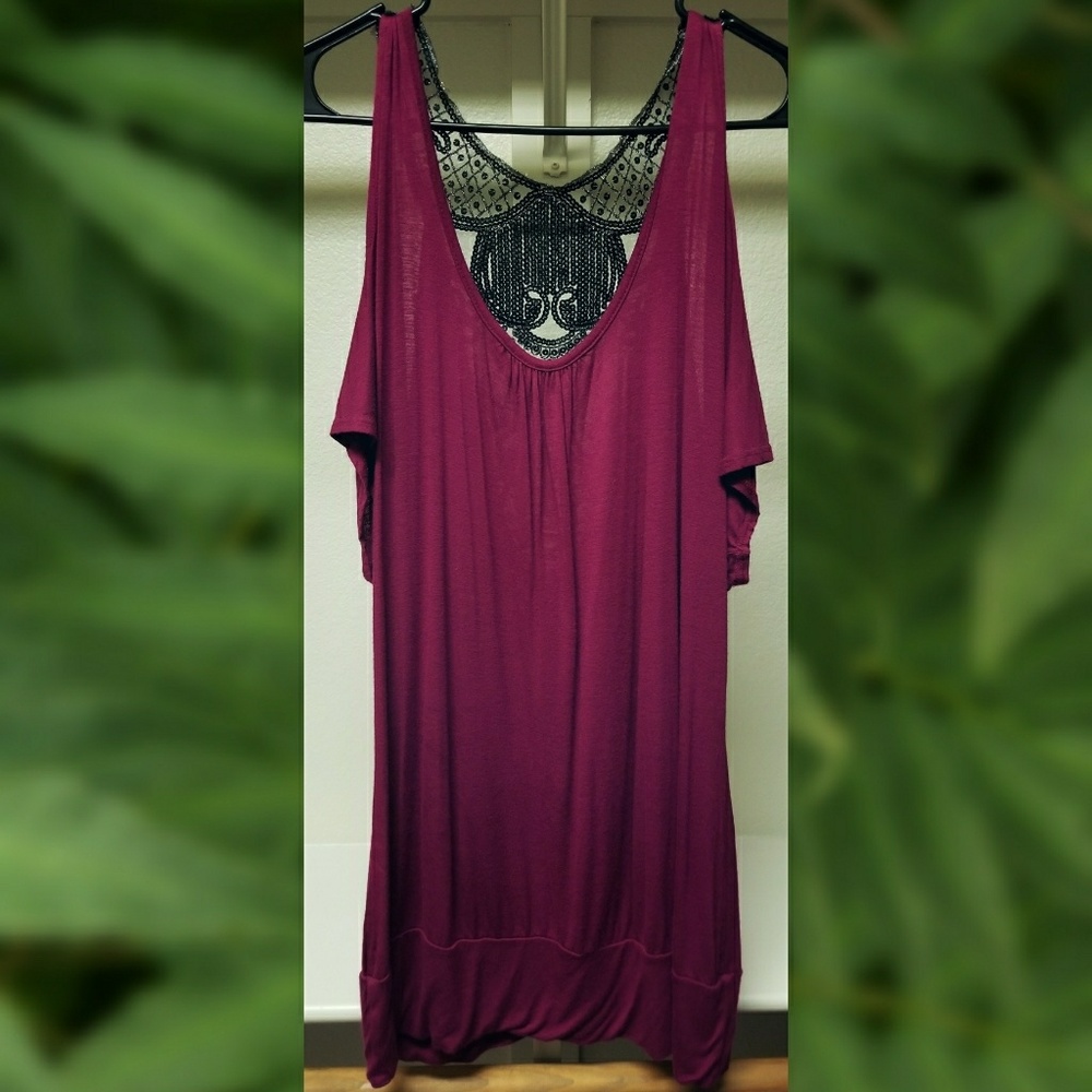 Cold shoulder blouse