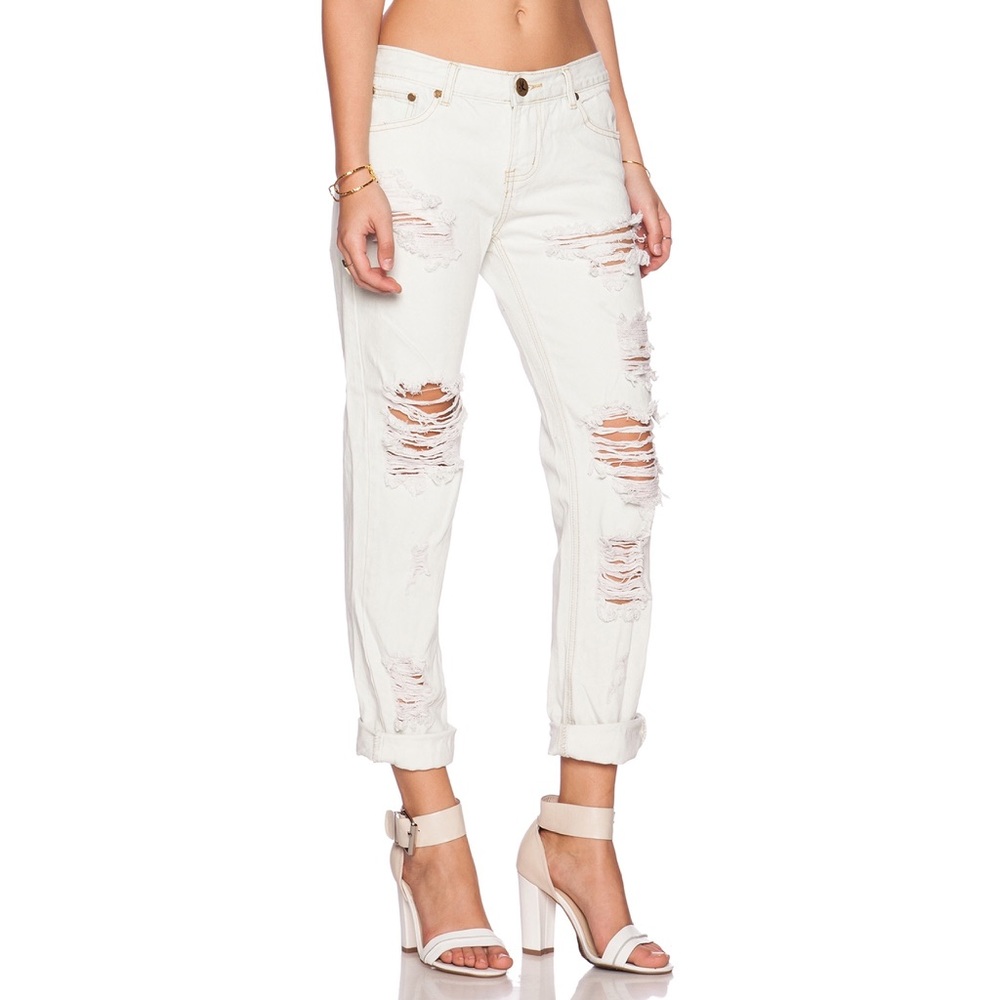 ONE TEASPOON Fleetwood Awesome Baggies | Bleached