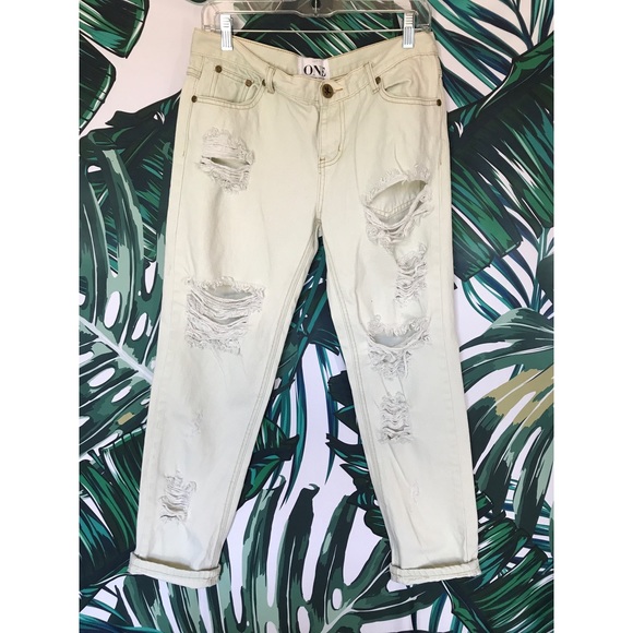 ONE TEASPOON Fleetwood Awesome Baggies | Bleached - Picture 4 of 8