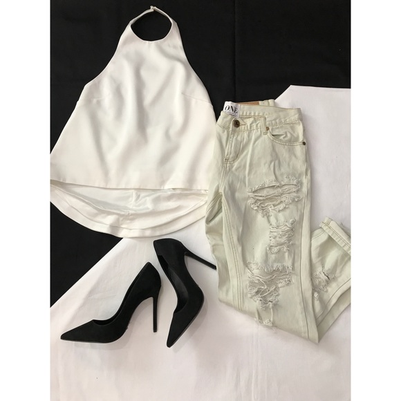 ONE TEASPOON Fleetwood Awesome Baggies | Bleached - Picture 7 of 8