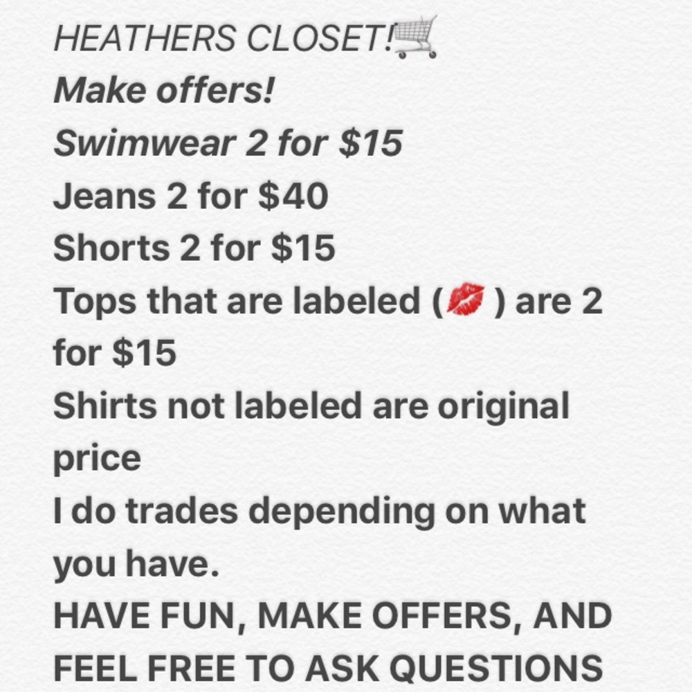 SALE!! everything needs to go! 😱♥️