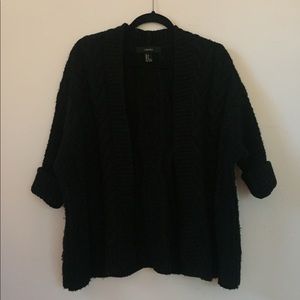 Forever 21 Cabled Oversized Cardigan