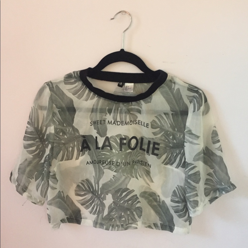 H&M La Folie Crop Top