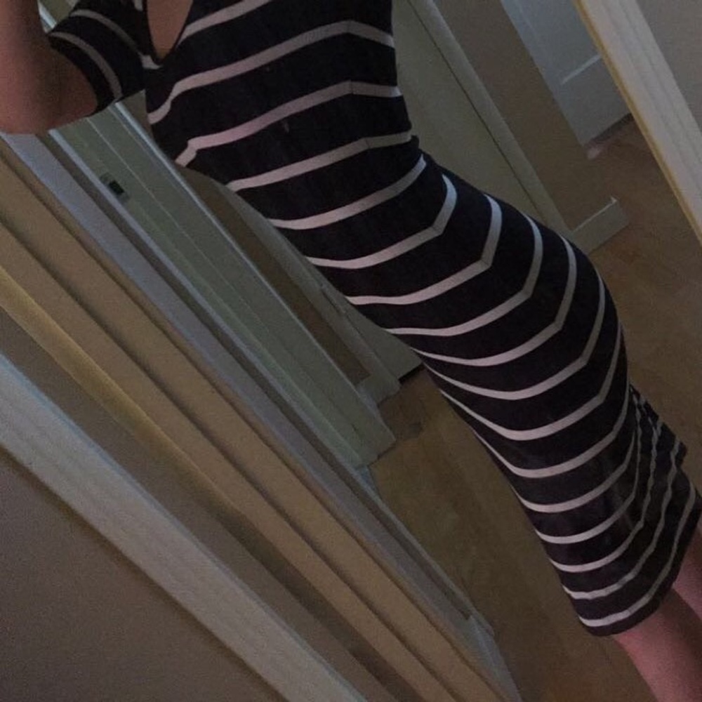 Black & White Stripe dress