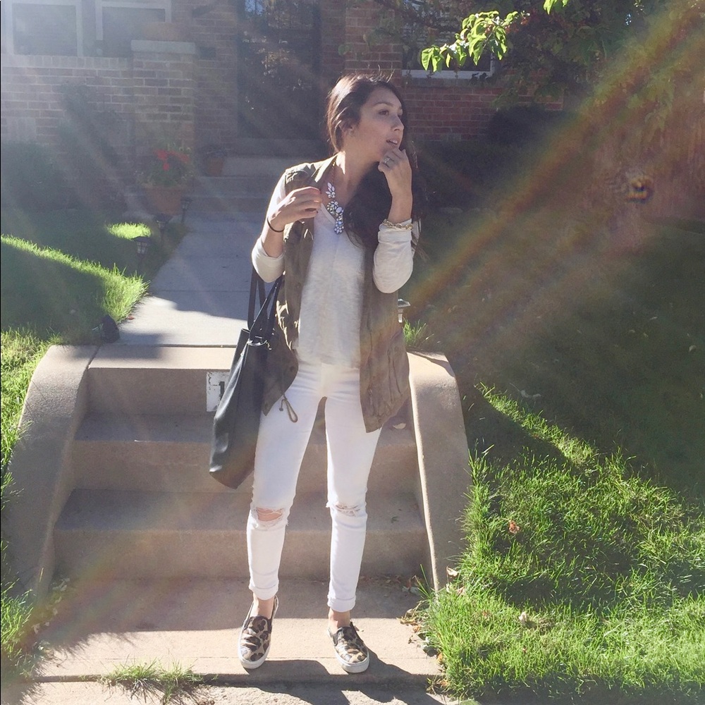 Topshop - Jamie White Skinnies