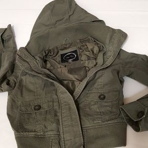Medium Moss Green "Love Tree" Lightweight Jacket