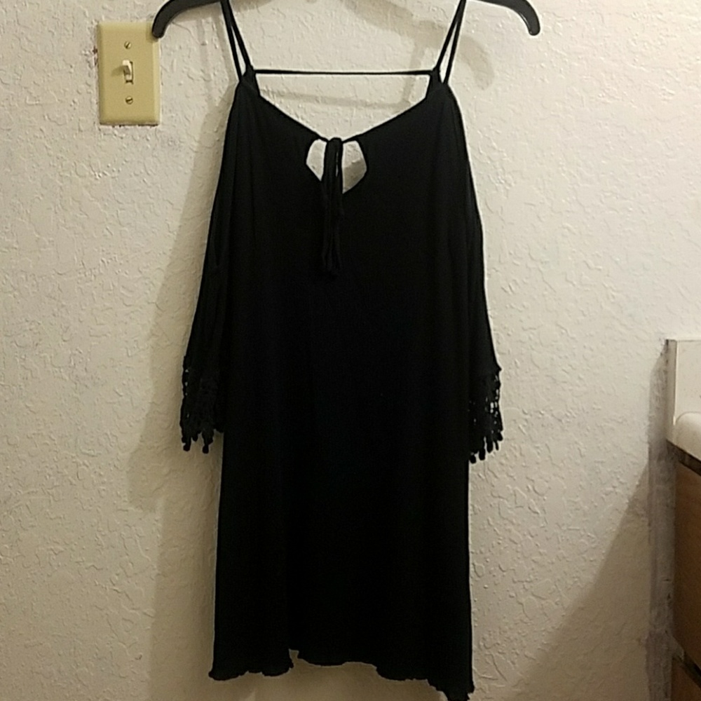 Cold shoulder dress