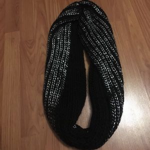 Black and silver scarf