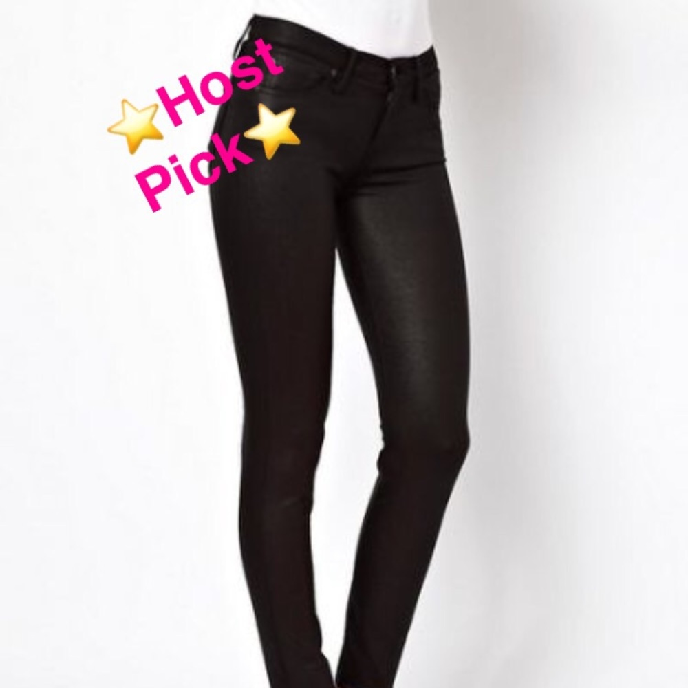 💛7 For All Mankind ‘The Skinny’ Wax Coated Jean