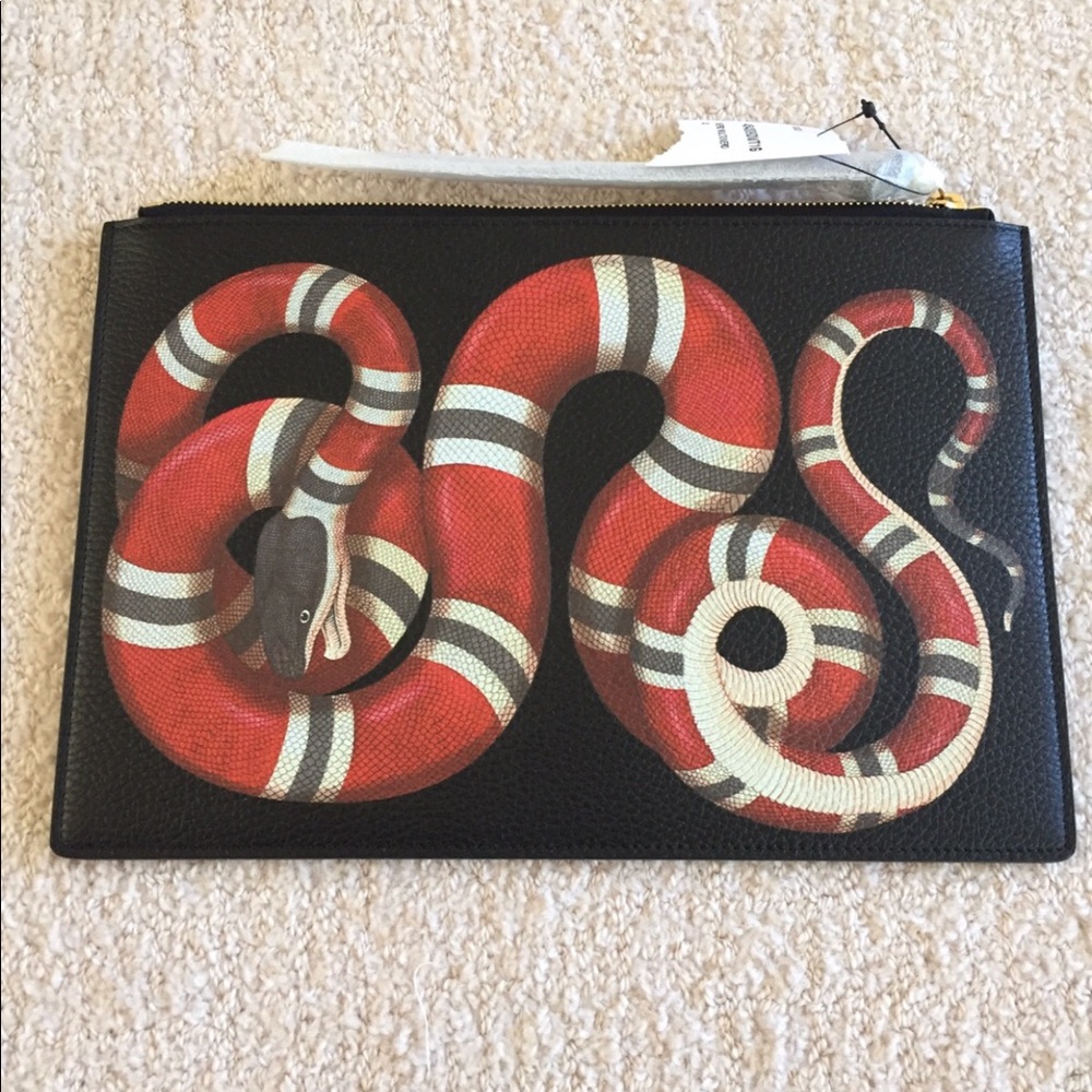 Gucci Snake Clutch Bag