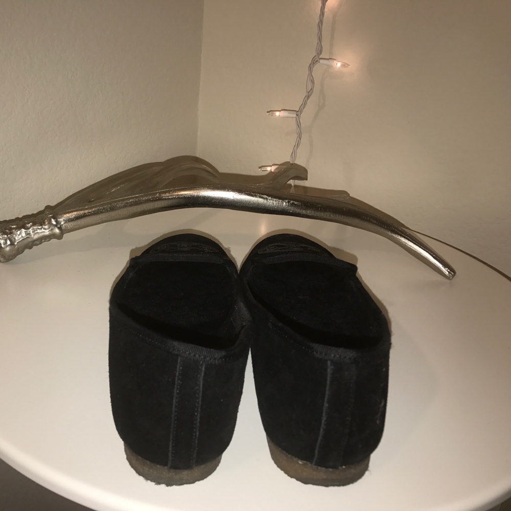 Tory Burch Black Suede Flats - Picture 5 of 5