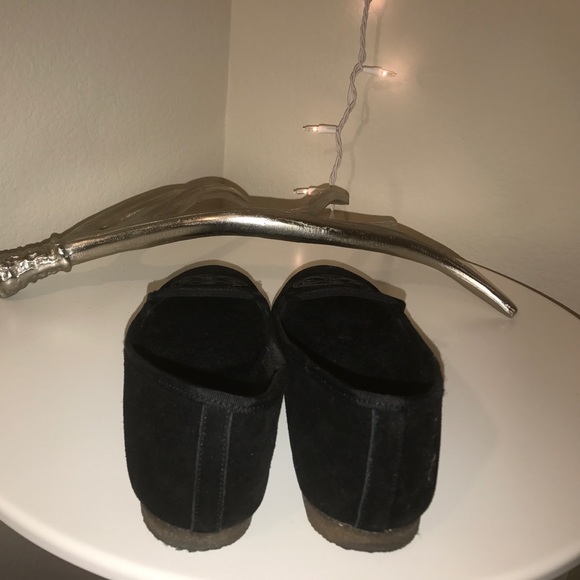 Tory Burch Black Suede Flats - Picture 5 of 5