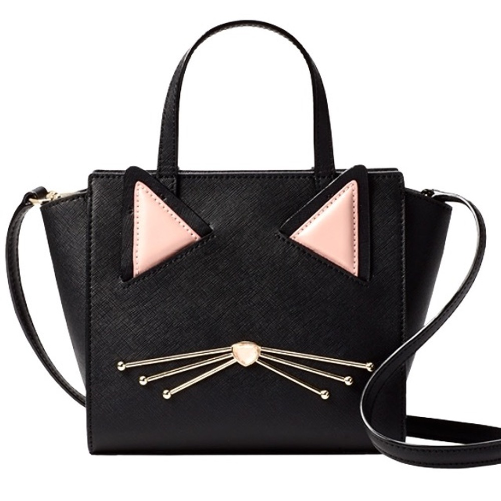 🆕 KATE SPADE🐱Cat🐾Jazz Things Up Black Crossbody