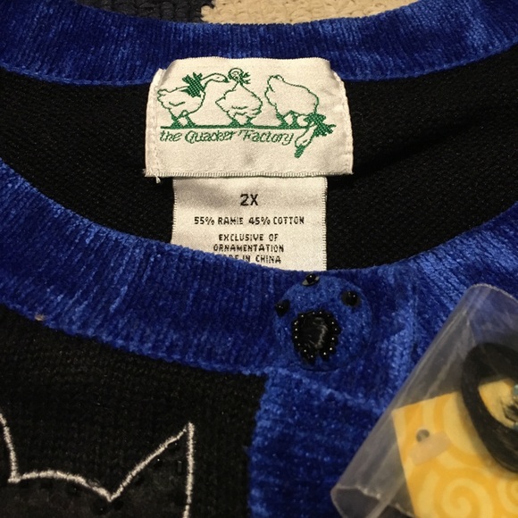 NWT Quacker Factory Dog Cardigan - Picture 3 of 7