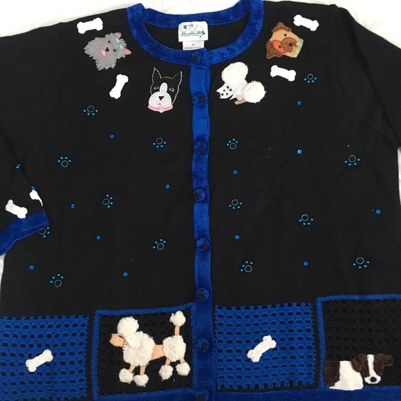 NWT Quacker Factory Dog Cardigan - Picture 4 of 7