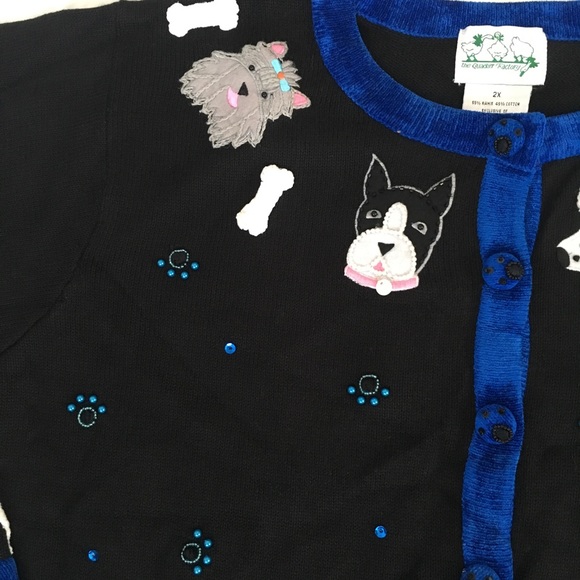 NWT Quacker Factory Dog Cardigan - Picture 6 of 7