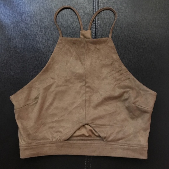 PacSun Tops - Suede Crop Top