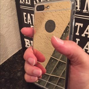 Gold iPhone Mirror case with FREE ITEM!!!