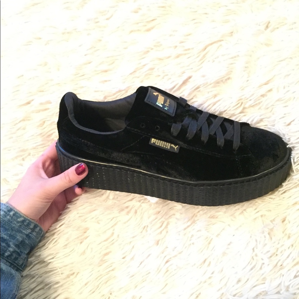 Size 7.5 Rihanna Fenty Puma Creepers in Velvet