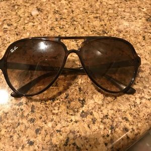 Ray ban cats 5000 tortoise aviators