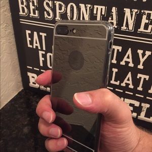 Black mirror iPhone 7 and iPhone 7 plus Case avail