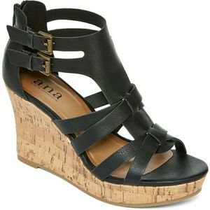 Strappy Wedge Heels 6.5