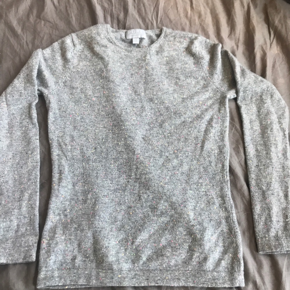 NWOT pure 100% cashmere confetti 🎉 sweater